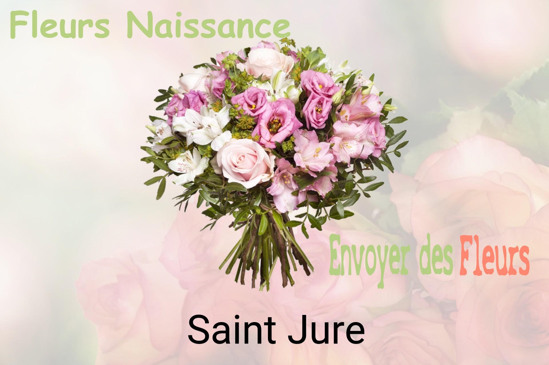Bouquet de fleurs de naissance livré à Saint-Jure